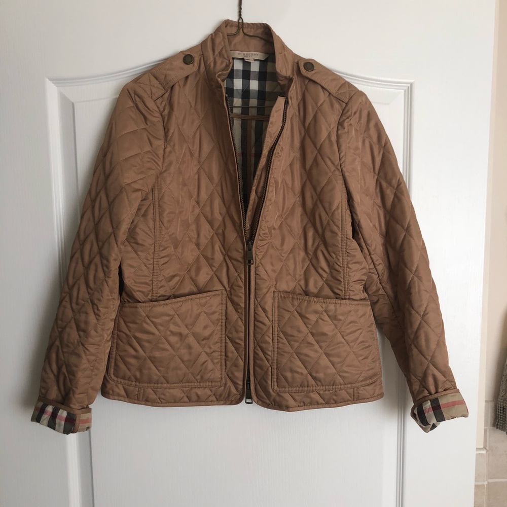 Woman’s Burberry jacket